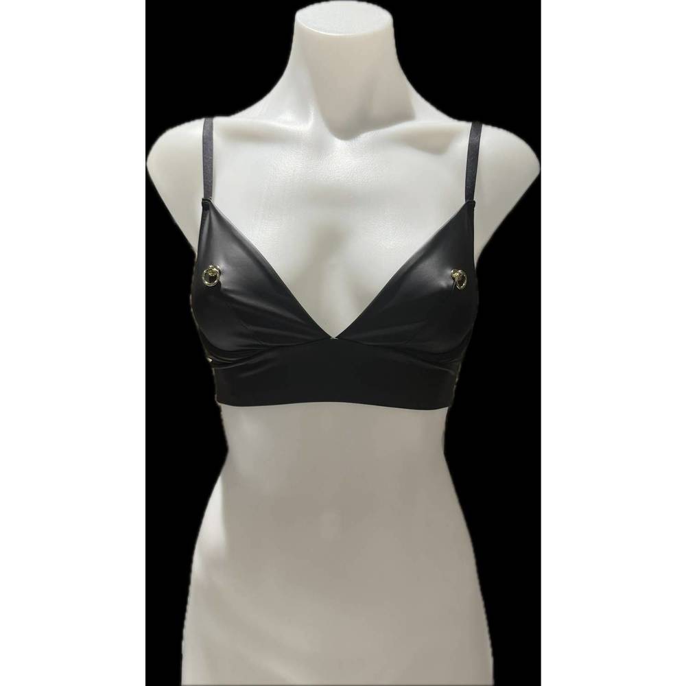 NEW MAISON CLOSE women's chambre noire bralette in black